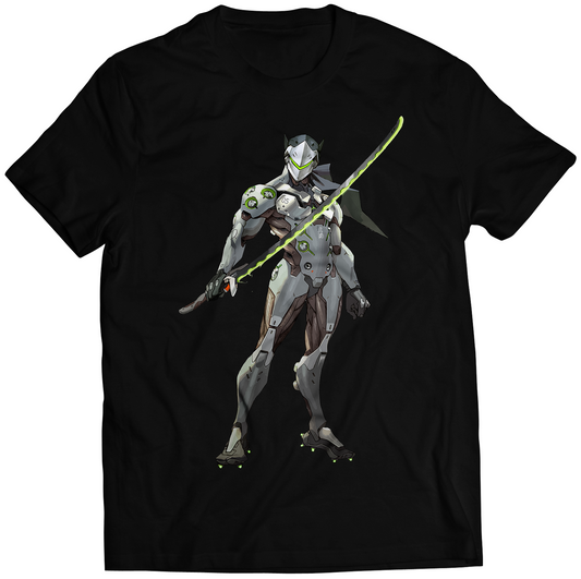 Cyborg Ninja OW Premium Unisex T-shirt (Vectorized Design)