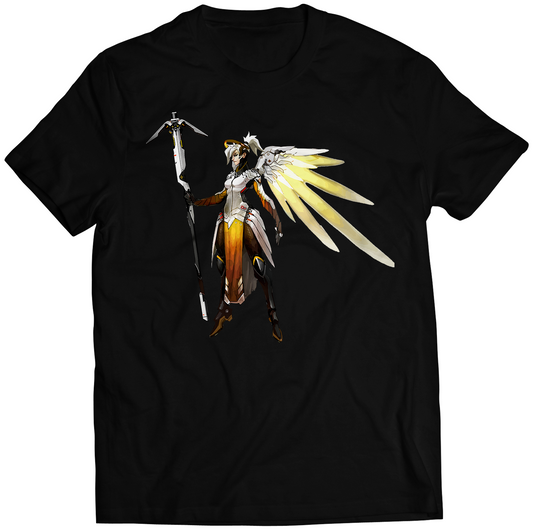 Mercy OW Premium Unisex T-shirt (Vectorized Design)