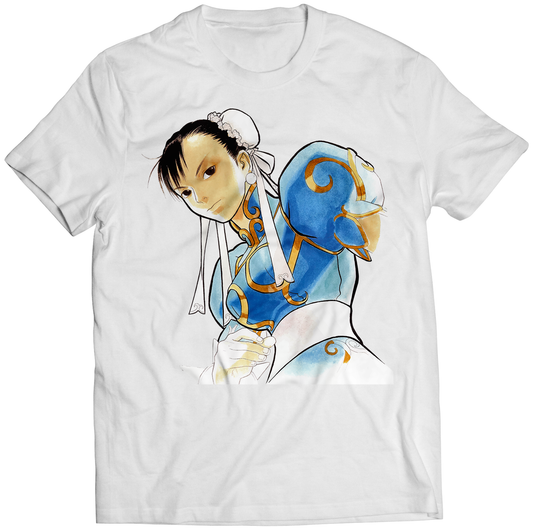 Chun Portrait Premium Unisex T-shirt (Vectorized Design)