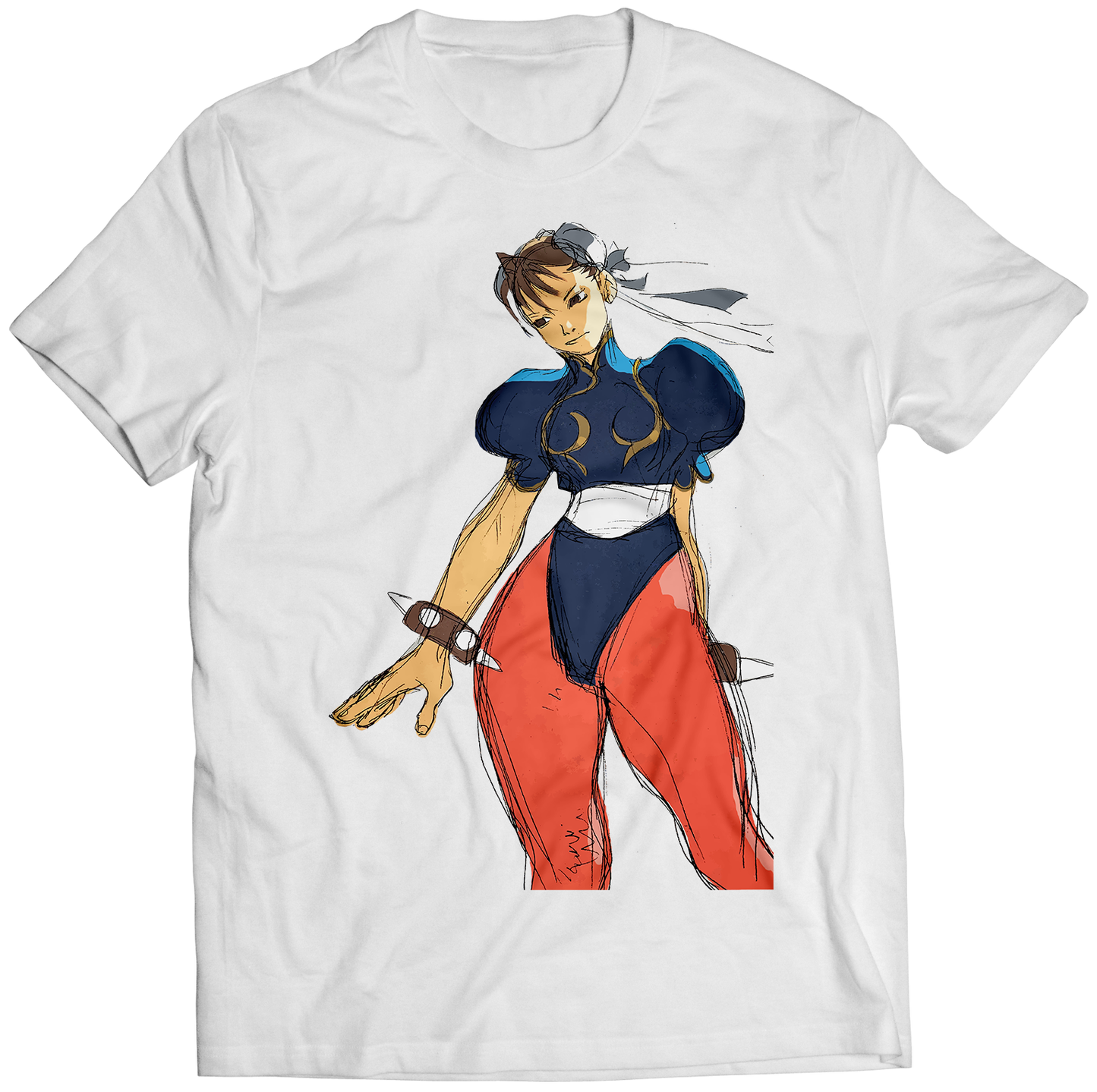 Chun Chilling Premium Unisex T-shirt (Vectorized Design)