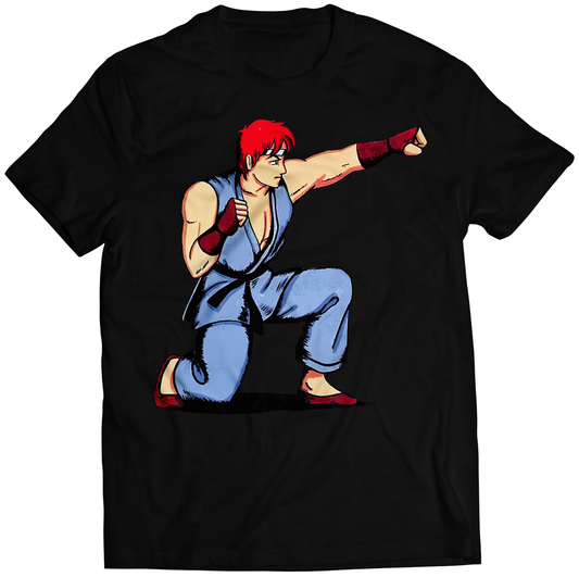 Ryu Crouch Punch OG SF Premium Unisex T-shirt (Vectorized Design)