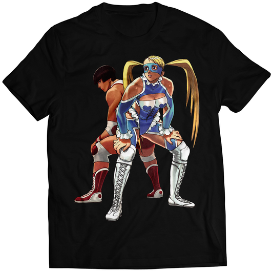 R Mika X Yamato Nadeshiko Tag Team Premium Unisex T-shirt (Vectorized Design)