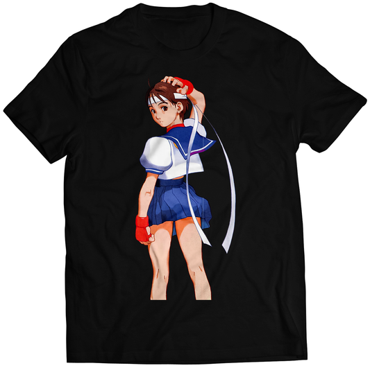 Sakura Cutie Premium Unisex T-shirt (Vectorized Design)