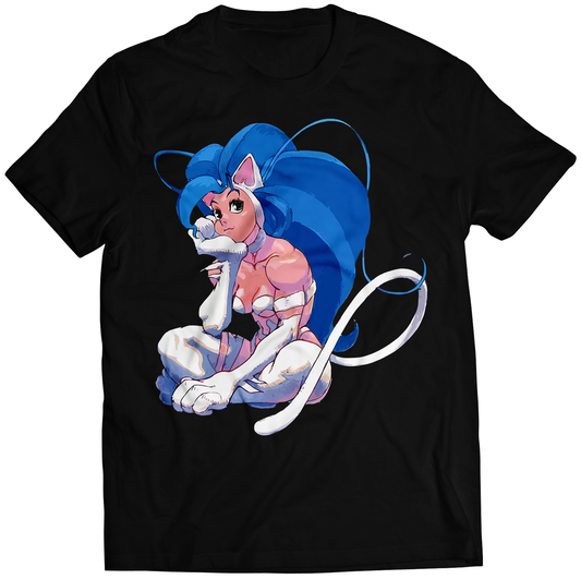 Felicia Vampire Hunter Night Warriors Premium Unisex T-shirt (Vectorized Design)