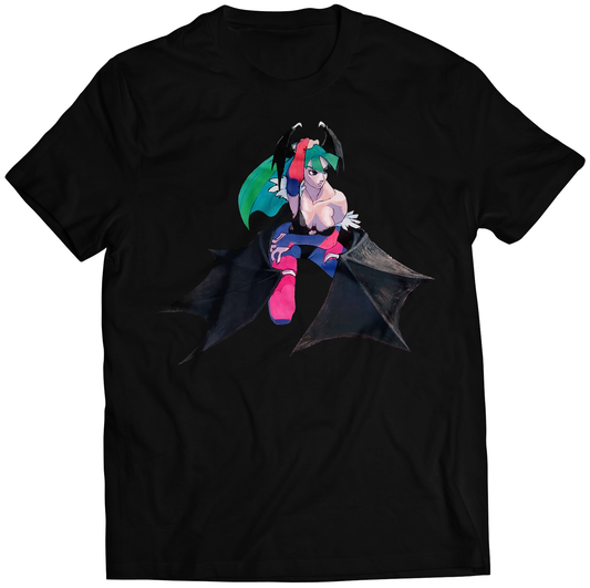 Morrigan Vampire Hunter Night Warriors Premium Unisex T-shirt (Vectorized Design)