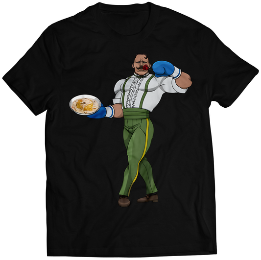 Dudley Street-Food-Fighter Premium Unisex T-shirt (Vectorized Design)