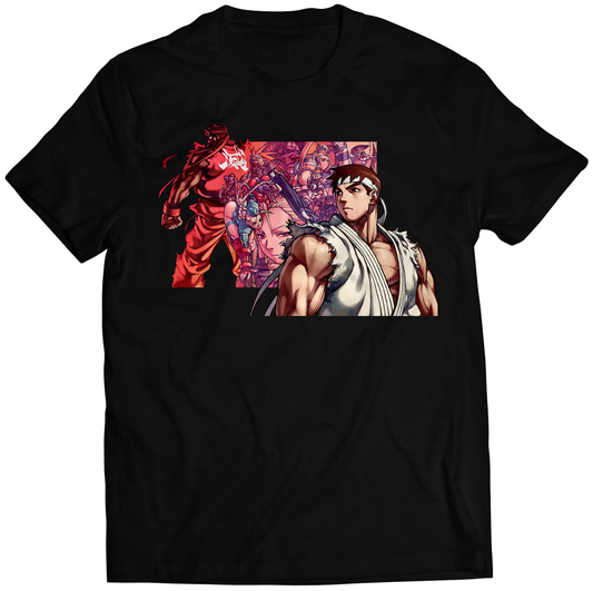 Evil Ryu Alpha3 Cover Premium Unisex T-shirt (Vectorized Design)