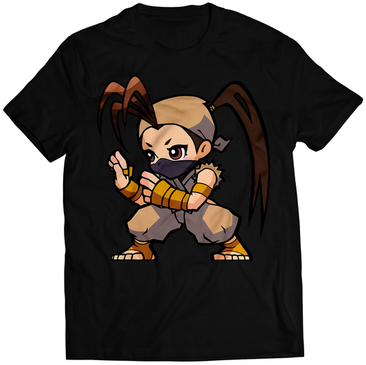 Ibuki Fighters Puzzle Sprits Premium Unisex T-shirt (Vectorized Design)