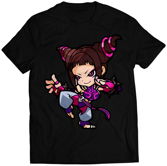 Juri Fighters Puzzle Sprits Premium Unisex T-shirt (Vectorized Design)