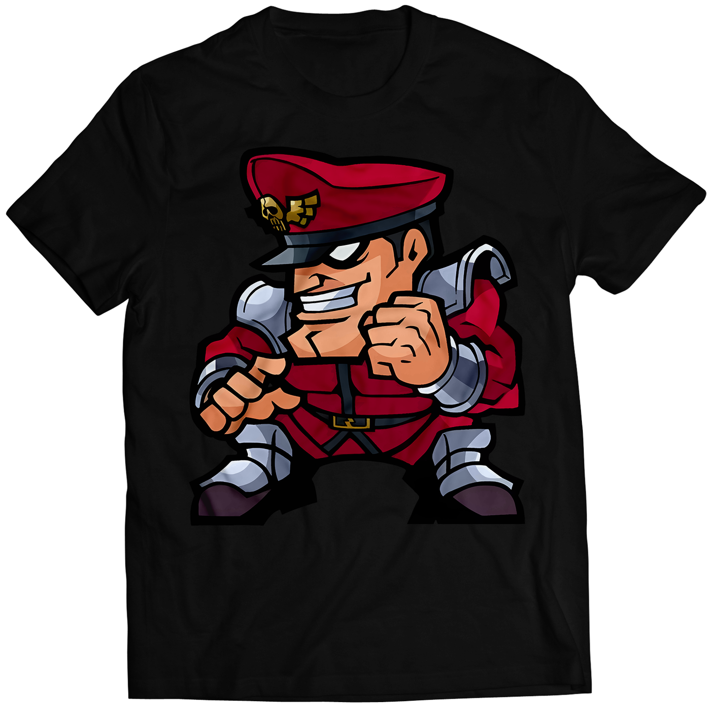 M Bison Dictator Fighters Puzzle Sprits Premium Unisex T-shirt (Vectorized Design)