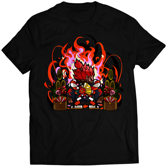 Action Akuma Fighters Puzzle Sprits Premium Unisex T-shirt (Vectorized Design)