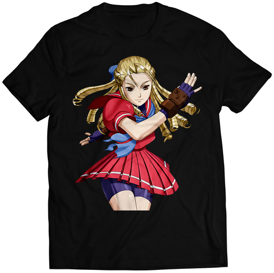 Anime Chun Premium Unisex T-shirt (Vectorized Design)