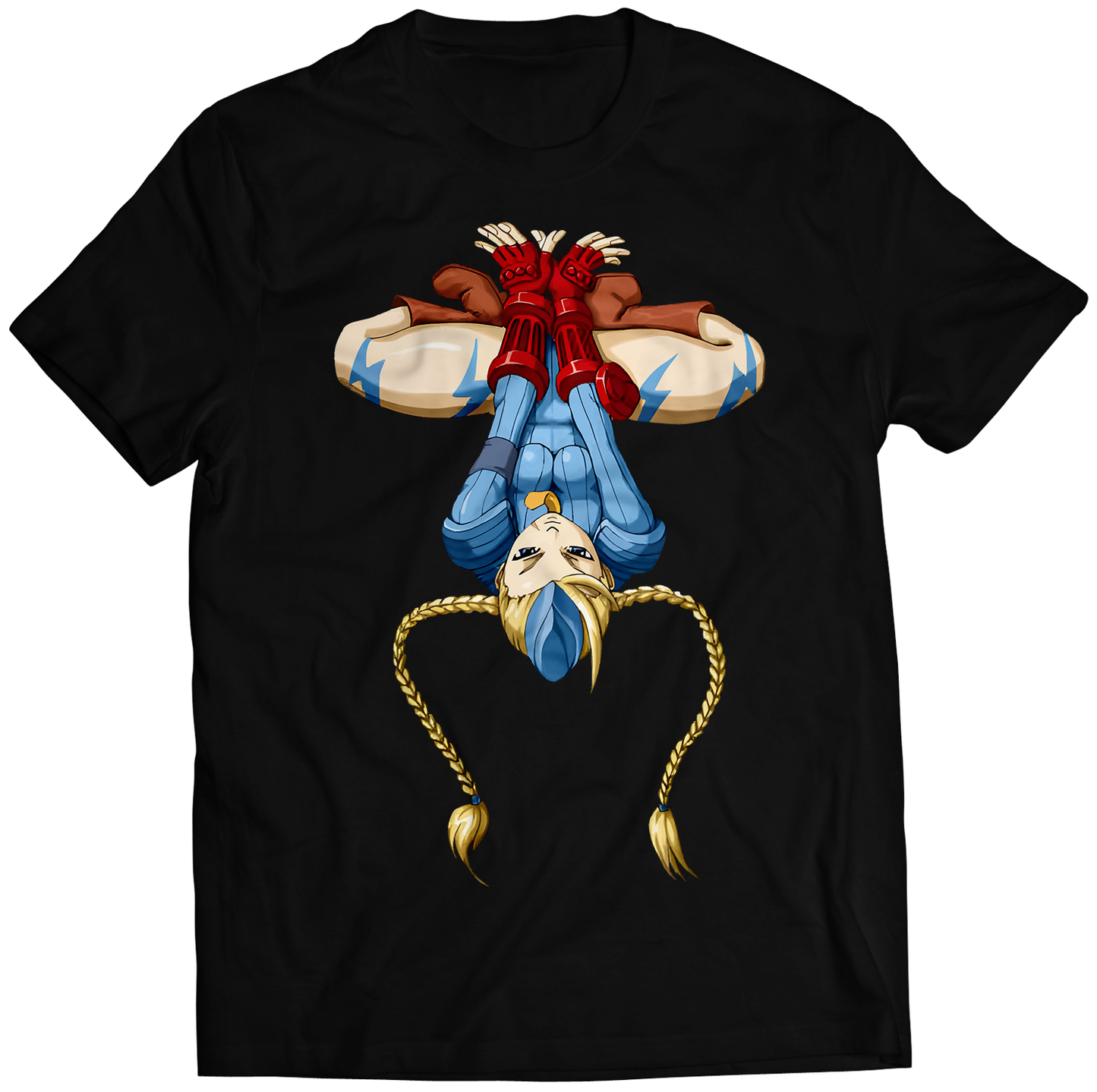 Cammy Anime Fighter Premium Unisex T-shirt (Vectorized Design)