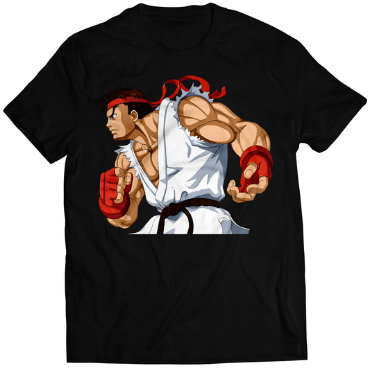 Ryu V2 Anime Fighter Premium Unisex T-shirt (Vectorized Design)