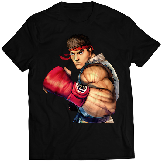 Ryu SF4 Portrait Premium Unisex T-shirt (Vectorized Design)