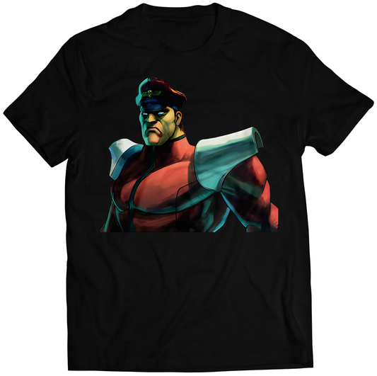 M Bison Dictator SF4 Portrait Premium Unisex T-shirt (Vectorized Design)