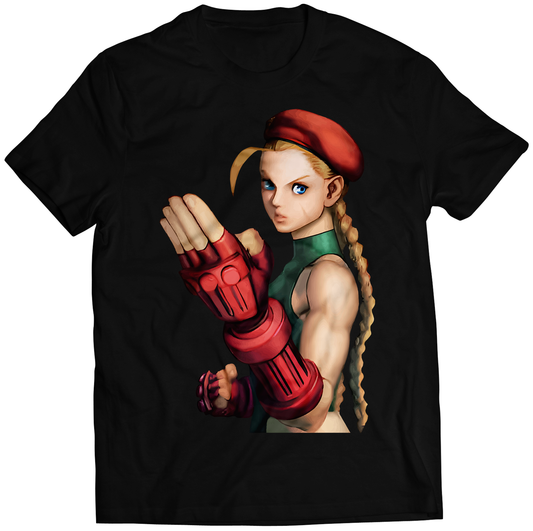 Cammy SF4 Portrait Premium Unisex T-shirt (Vectorized Design)