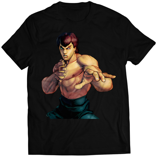 Fei Long SF4 Portrait Premium Unisex T-shirt (Vectorized Design)