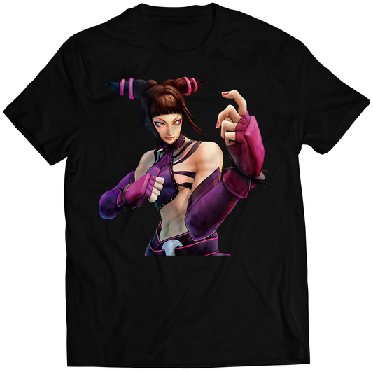Juri SF4 Portrait Premium Unisex T-shirt (Vectorized Design)