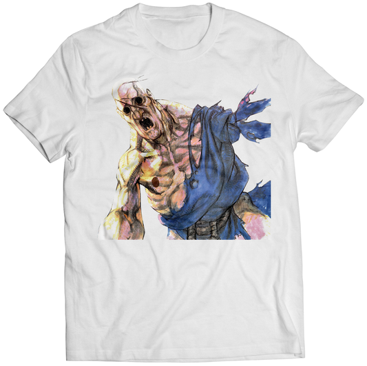 Oro Defeated SF3 Portrait Premium Unisex T-shirt (Vectorized Design)