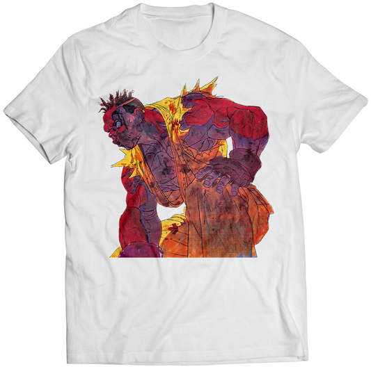 Sean Defeated SF3 Portrait Premium Unisex T-shirt (Vectorized Design)