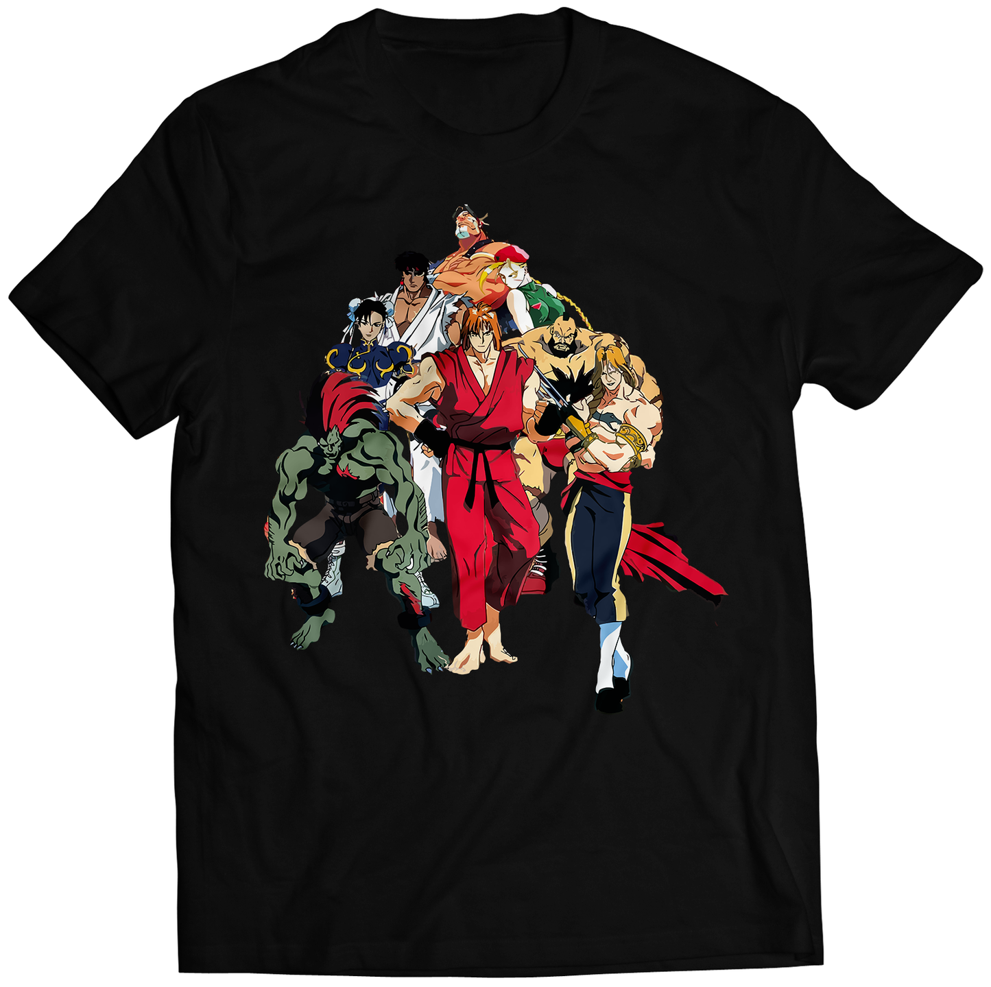 Street Fighter Anime Premium Unisex T-shirt (Vectorized Design)