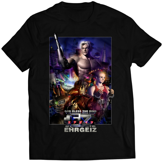 Ergeiz God Bless The Ring Premium Unisex T-shirt (Vectorized Design)