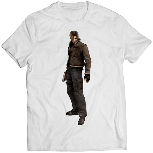 Leon Standing OG RE4 Premium Unisex T-shirt (Vectorized Design)
