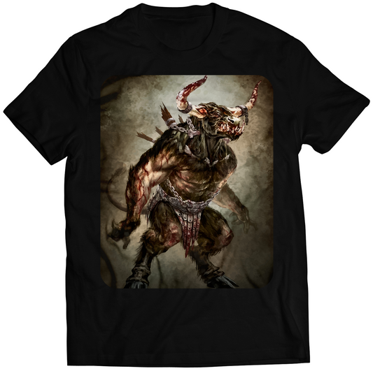 Minotaur GOW3 Premium Unisex T-shirt (Vectorized Design)