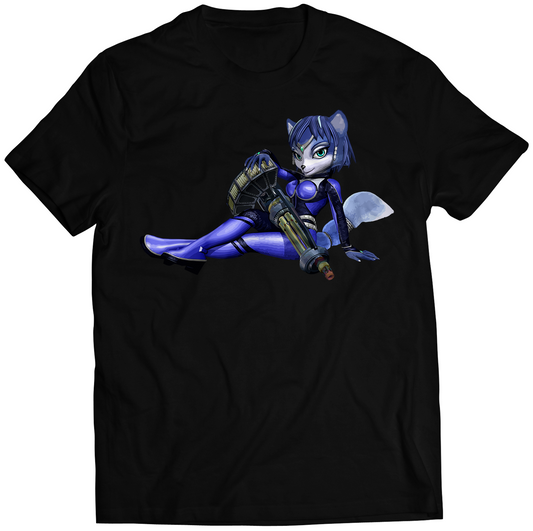 Krystal Cosmic Fox Premium Unisex T-shirt (Vectorized Design)
