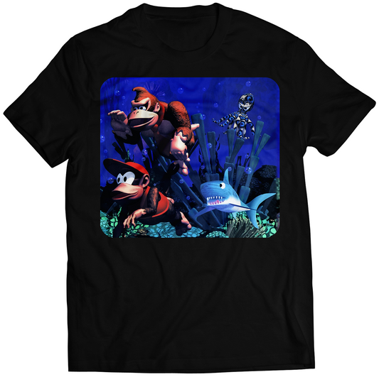 DKC Coral Capers Aquatic Ambience Premium Unisex T-shirt (Vectorized Design)