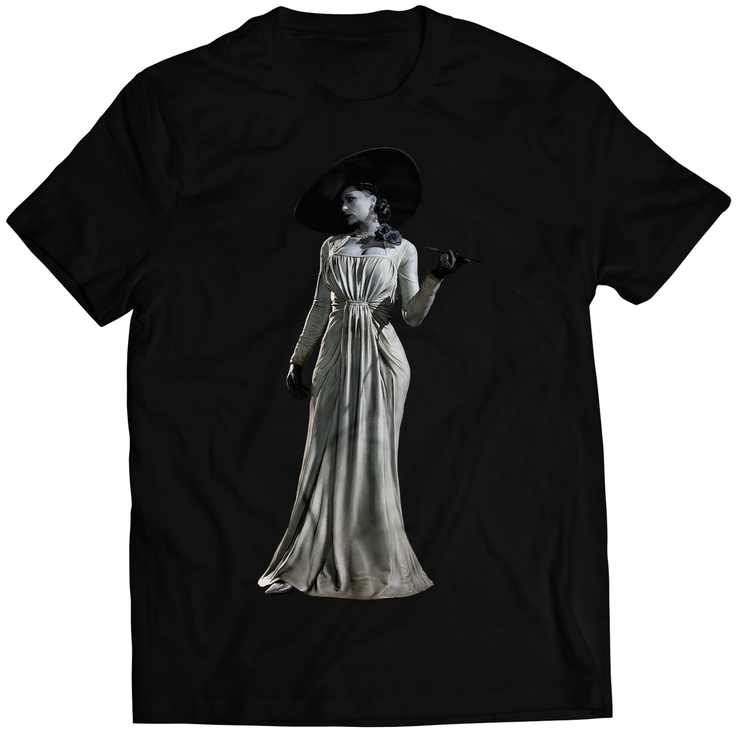 Alcina Lady Dimitrescu RE8 Village Premium Unisex T-shirt (Vectorized Design)