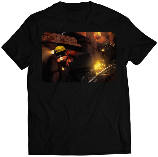 Lost Mines DKC Premium Unisex T-shirt (Vectorized Design)