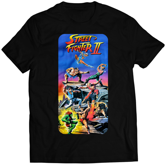 SF2 Anime Cartoon Cover Premium Unisex T-shirt (Vectorized Design)