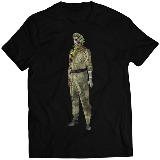 Kazuhira Master Kaz Miller V1 MGS5 Premium Unisex T-shirt (Vectorized Design)