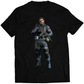 Big Boss With Gun Ground Zeroes MGS5 Premium Unisex T-shirt (Vectorized Design)