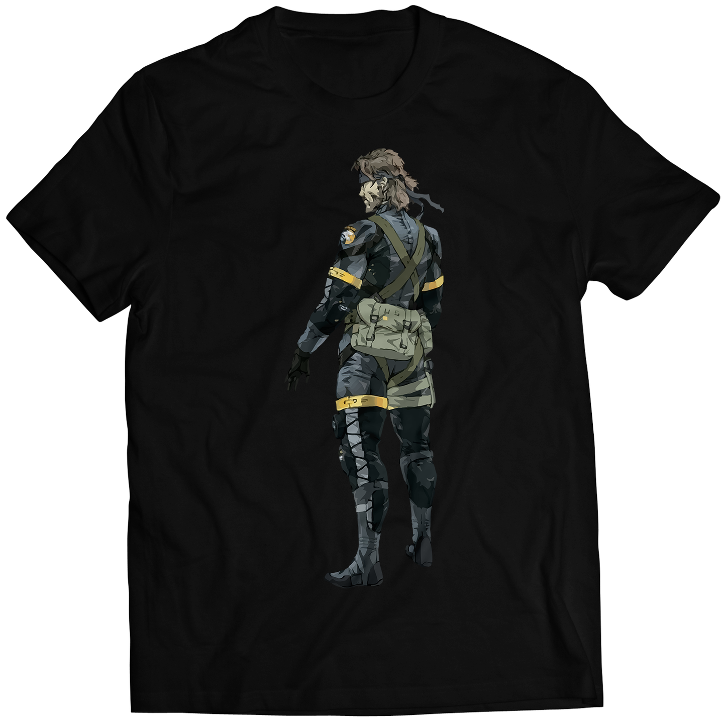 Big Boss Side Ground Zeroes MGS5 Premium Unisex T-shirt (Vectorized Design)