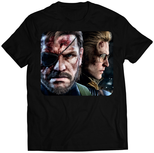 Bloody Big Boss X Kaz Ground Zeroes MGS5 Premium Unisex T-shirt (Vectorized Design)