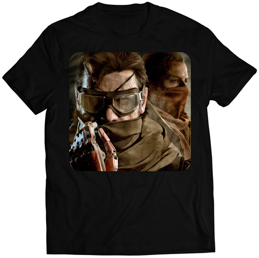 Medic Boss Snake X Young Ocelot MGS5 Premium Unisex T-shirt (Vectorized Design)