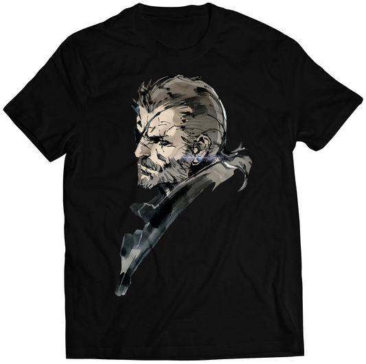 Venom Snake Medic Boss Face MGS5 Premium Unisex T-shirt (Vectorized Design)