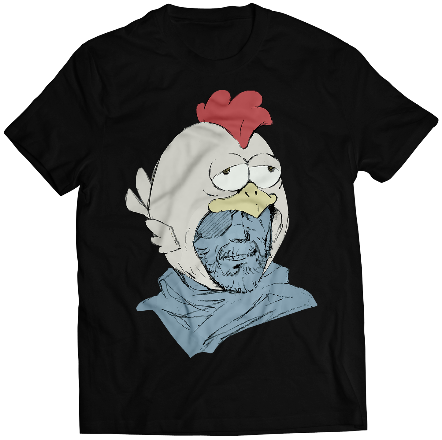 Venom Snake Chicken Camo MGS5 Premium Unisex T-shirt (Vectorized Design)