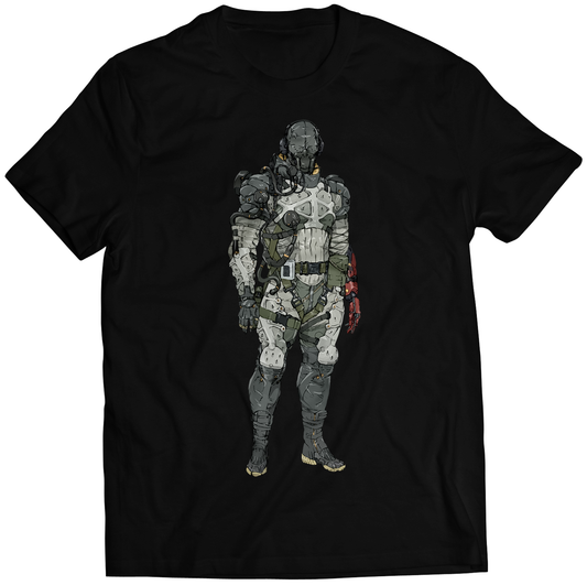 Venom Snake Skull Camo V1 MGS5 Premium Unisex T-shirt (Vectorized Design)