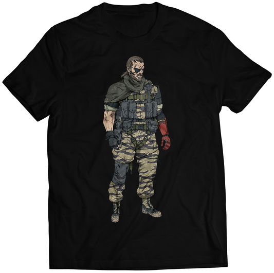 Venom Snake Afghanistan Desert Camo MGS5 Premium Unisex T-shirt (Vectorized Design)