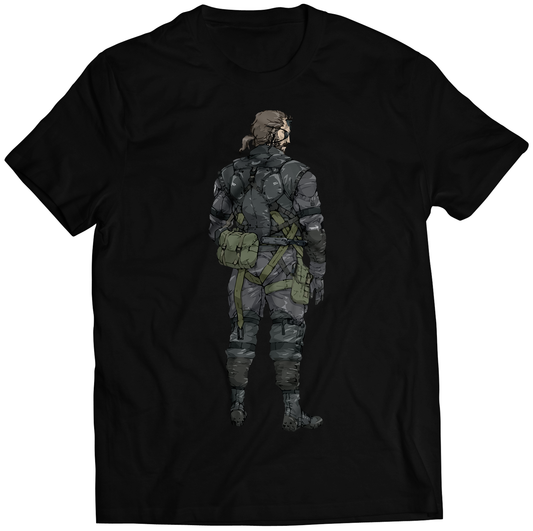 Venom Snake Navy Blue Camo V2 MGS5 Premium Unisex T-shirt (Vectorized Design)