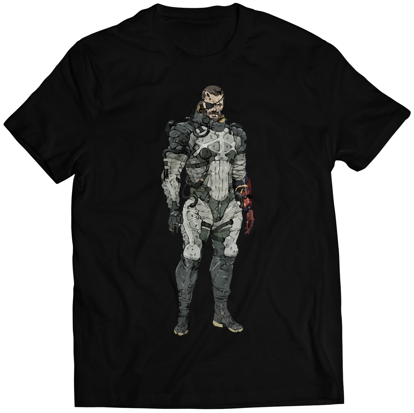 Venom Snake Skull Camo V2 MGS5 Premium Unisex T-shirt (Vectorized Design)