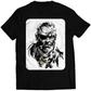 Venom Snake Face Portrait Sketch MGS5 Premium Unisex T-shirt (Vectorized Design)