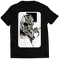 Smoking Venom Snake Face Portrait Sketch MGS5 Premium Unisex T-shirt (Vectorized Design)