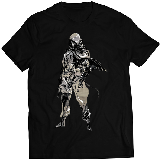 Faceless Big Boss MGS5 Premium Unisex T-shirt (Vectorized Design)