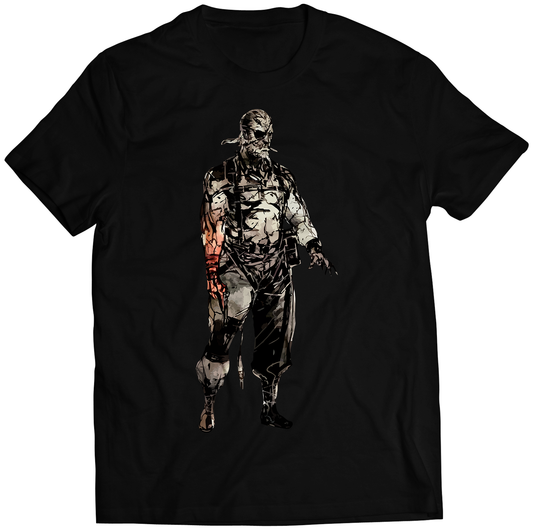 Venom Snake With Handgun MGS5 Premium Unisex T-shirt (Vectorized Design)