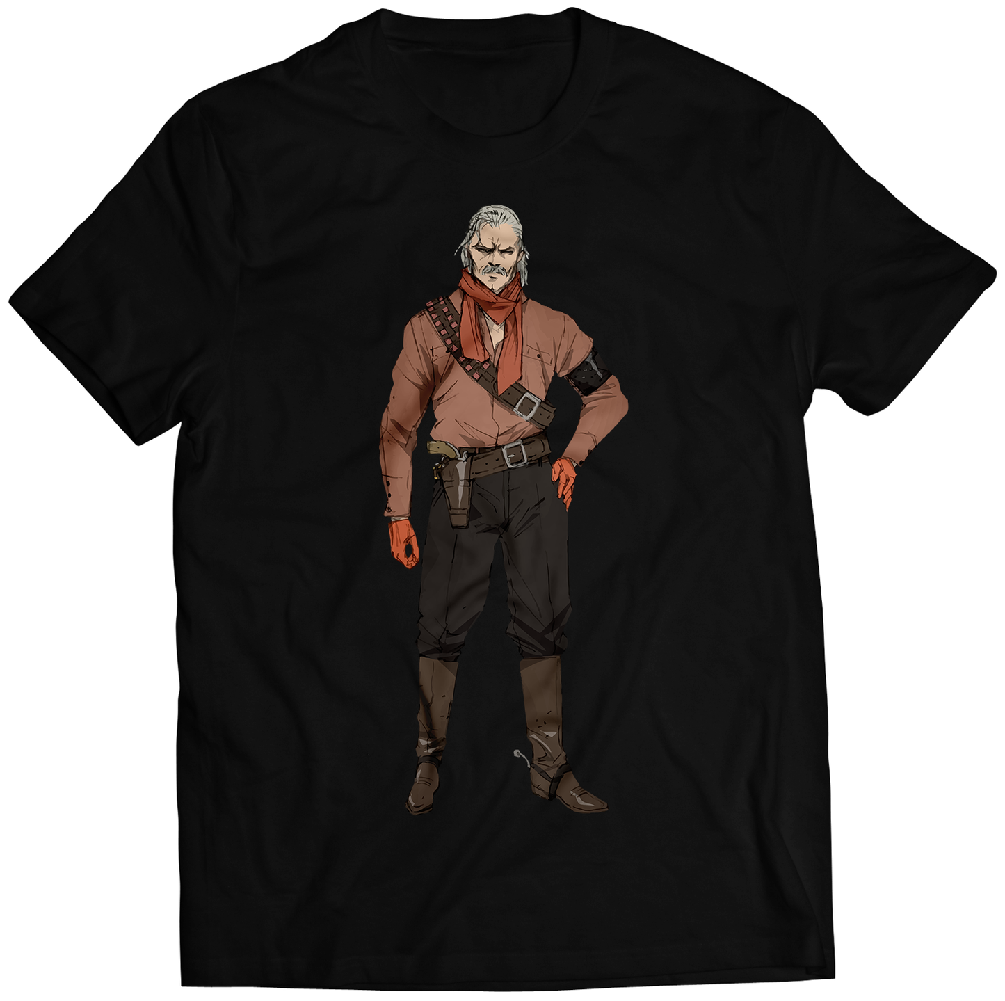 Young Revolver Ocelot V3 MGS5 Premium Unisex T-shirt (Vectorized Design)